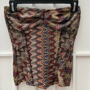 Multi colored free people tube top